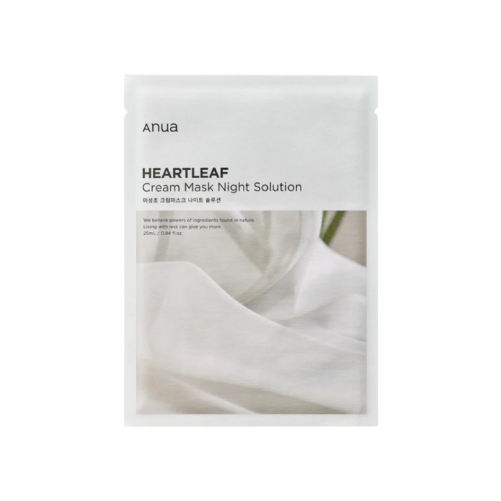 Anua Heartleaf Cream Mask Night Solution 25ml