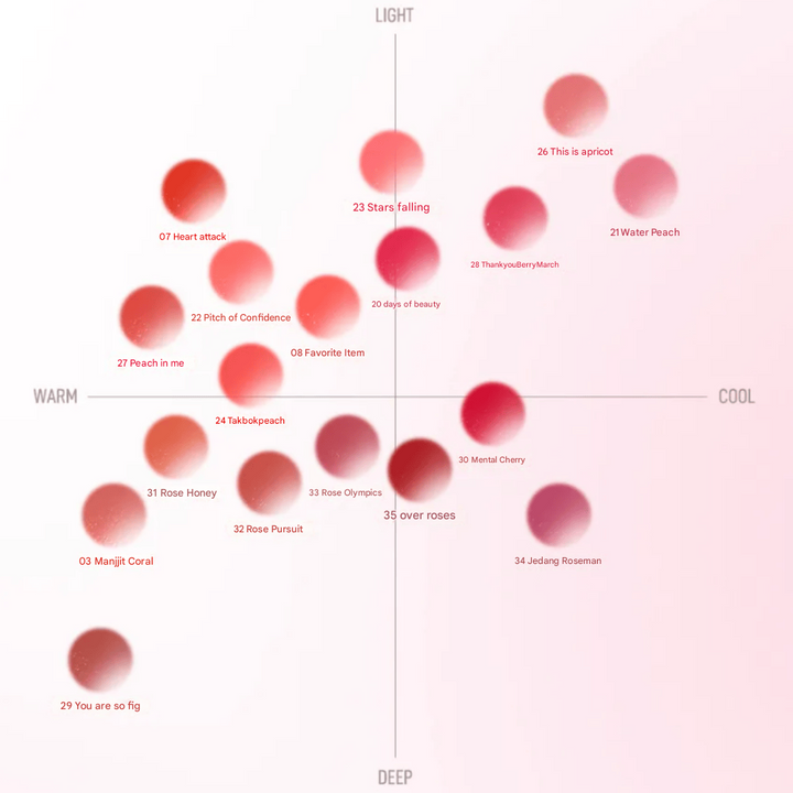 Peripera Ink Airy Velvet Peach Series 023