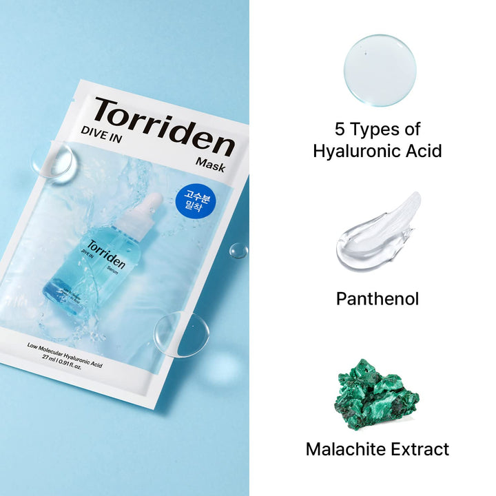 Torriden DIVE-IN Low Molecule Hyaluronic Acid Mask