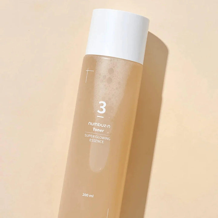 Numbuzin No.3 Super Glowing Essence Toner 200ml - Yuki Skin