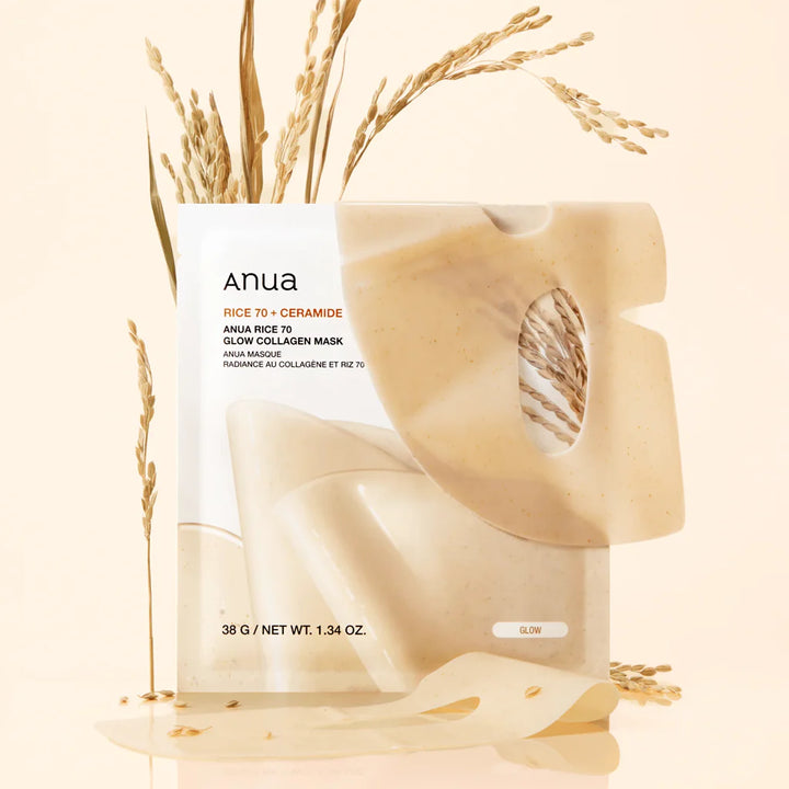 ANUA Rice 70 Glow Collagen Mask