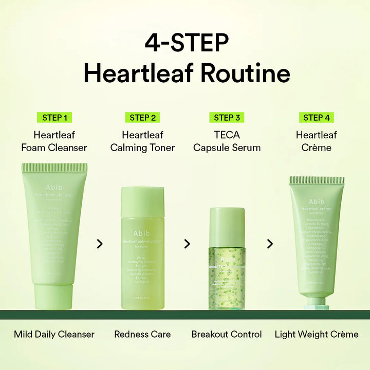 Abib Heartleaf Calming Trial Kit (4 items)