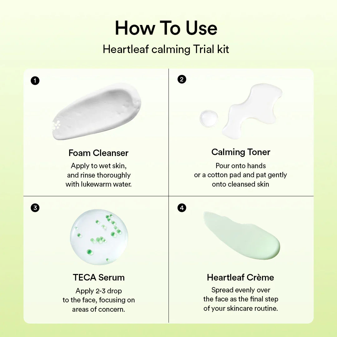 Abib Heartleaf Calming Trial Kit (4 items)