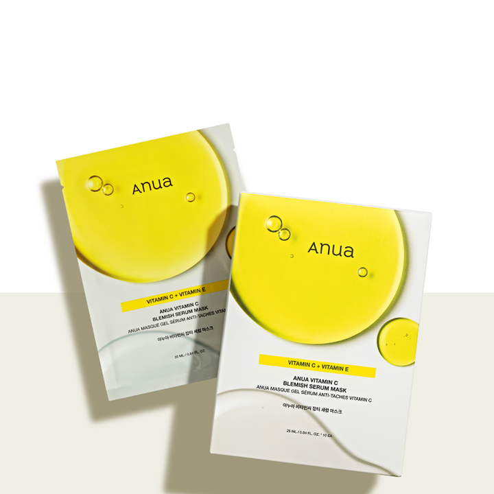 Anua vitamin C + vitamin E blemish serum mask