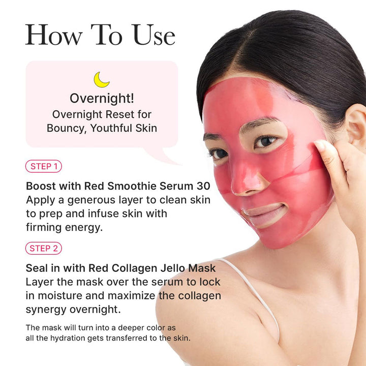 ARENCIA Red Collagen Jello Mask how to use