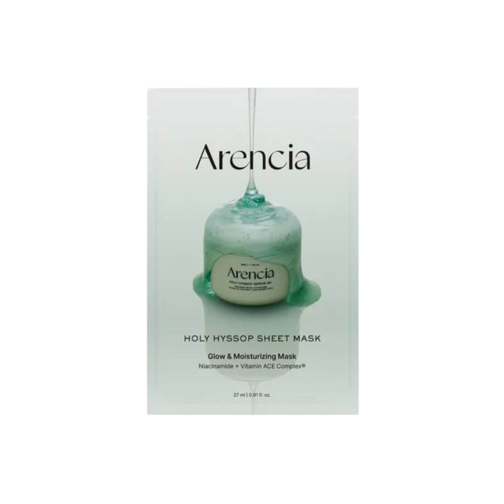 Arencia Holy Hyssop Mask Sheet