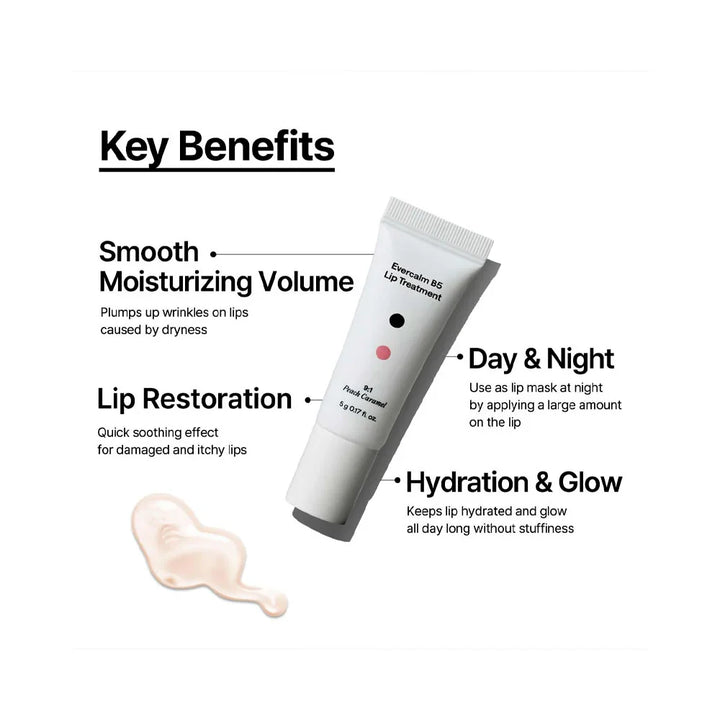 B:LAB Evercalm B5 Lip Treatment 5g - key benefits information image