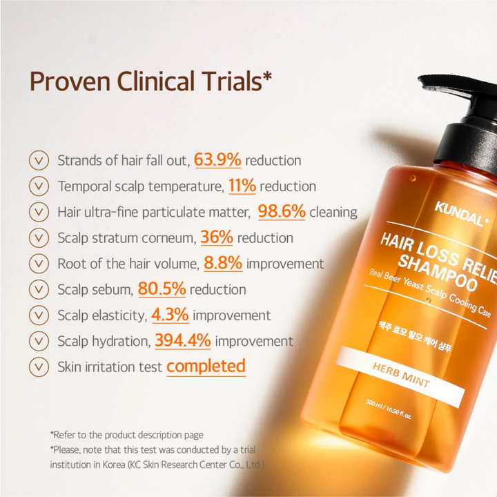 KUNDAL Beer Yeast Hair Loss Relief Shampoo