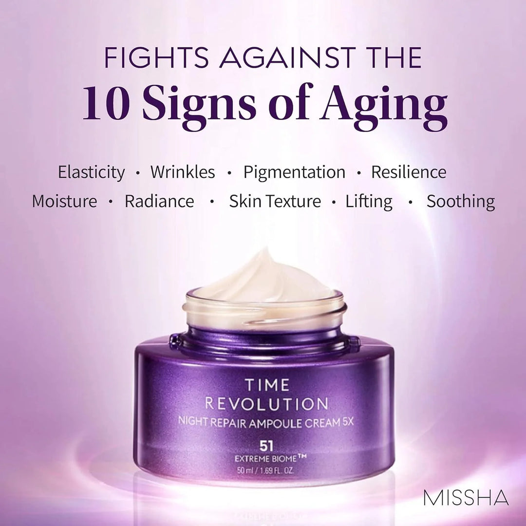 MISSHA Time Revolution Night Ampoule Cream 5X 50ml