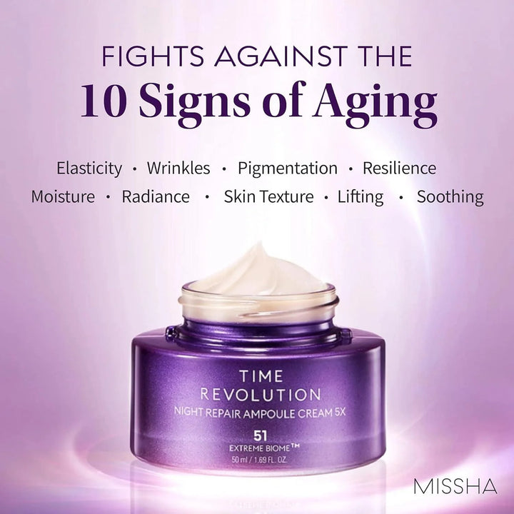 MISSHA Time Revolution Night Ampoule Cream 5X 50ml