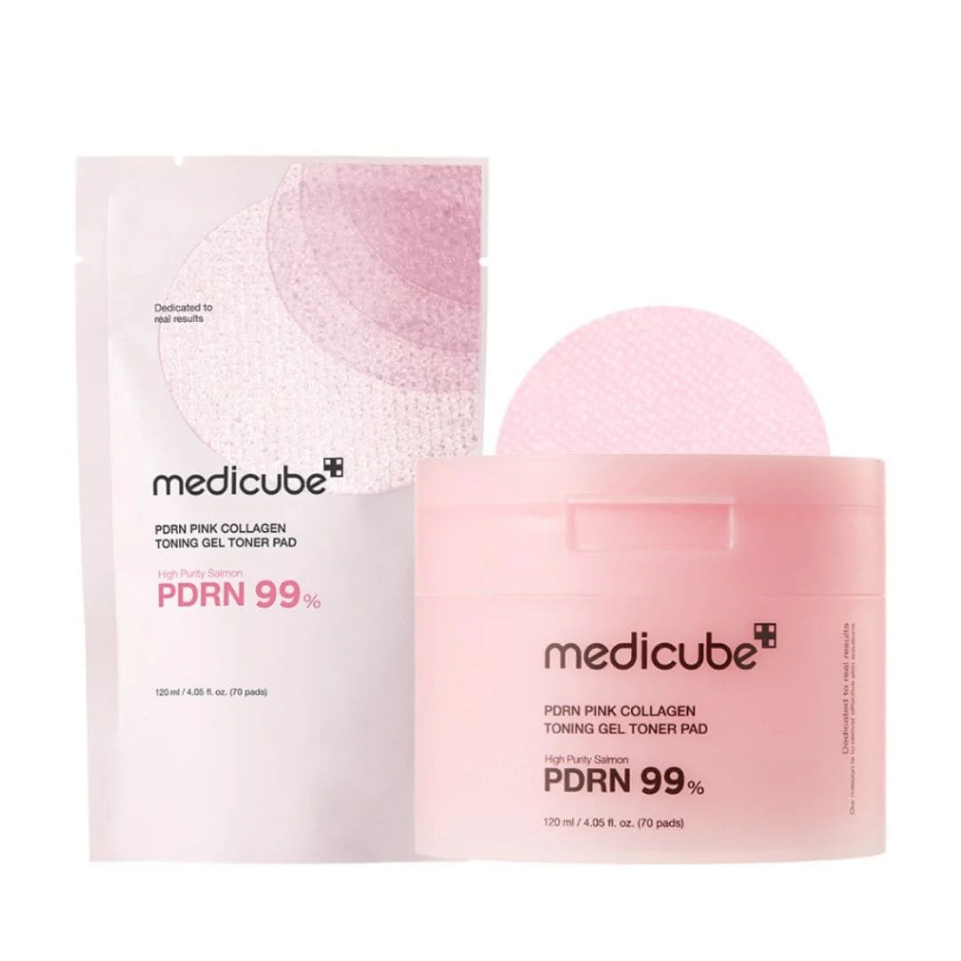 Medicube PDRN Pink Collagen Toning Gel Toner Pad