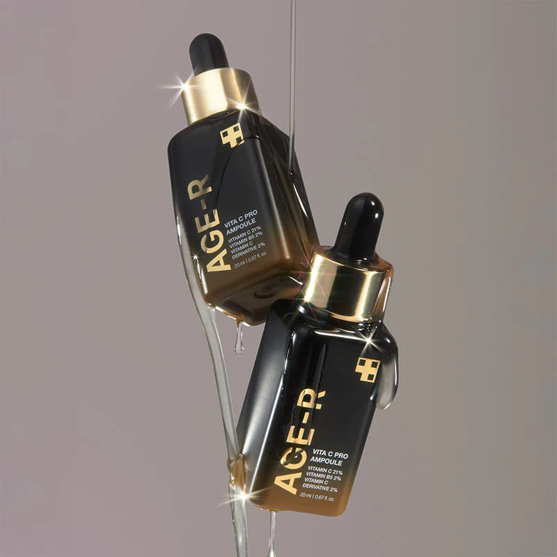 AGE-R skincare product with dropper 