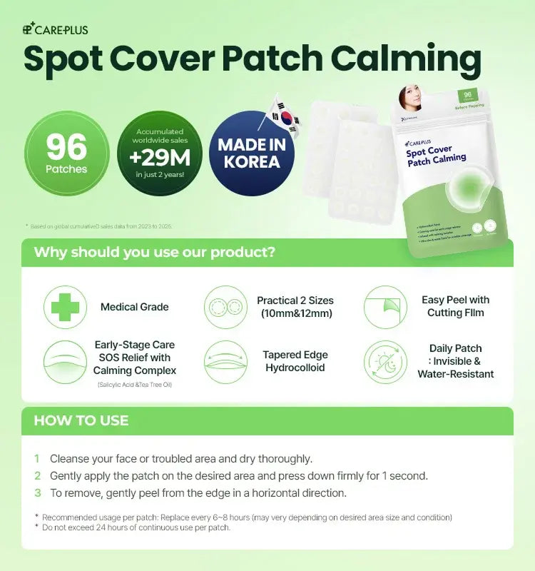 OLIVE YOUNG Care Plus Spot Cover Patch Calming