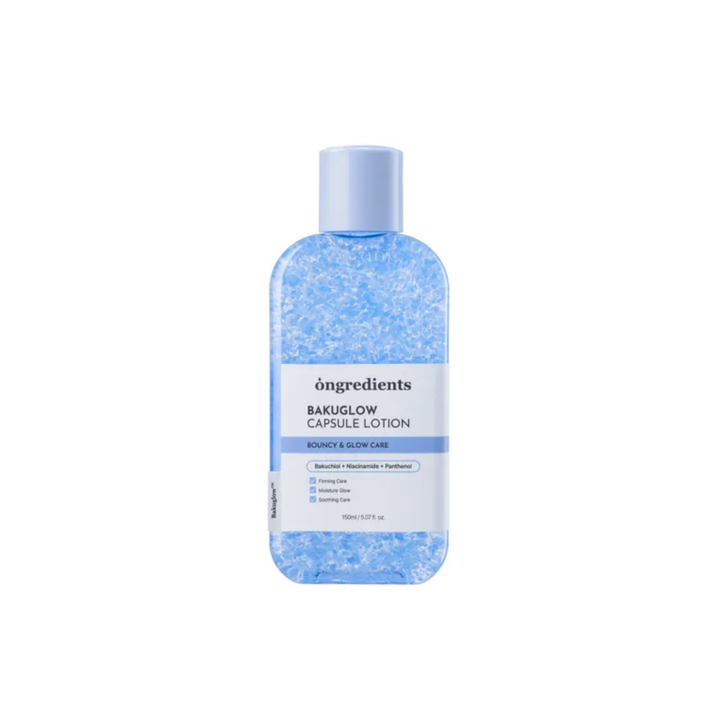 Ongredients m Bakuglow Capsule Lotion