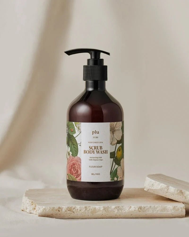 PLU Perfumed Spa Scrub Body Wash Woody Floral