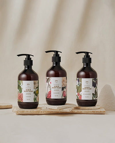PLU Perfumed Spa Scrub Body Wash Woody Floral