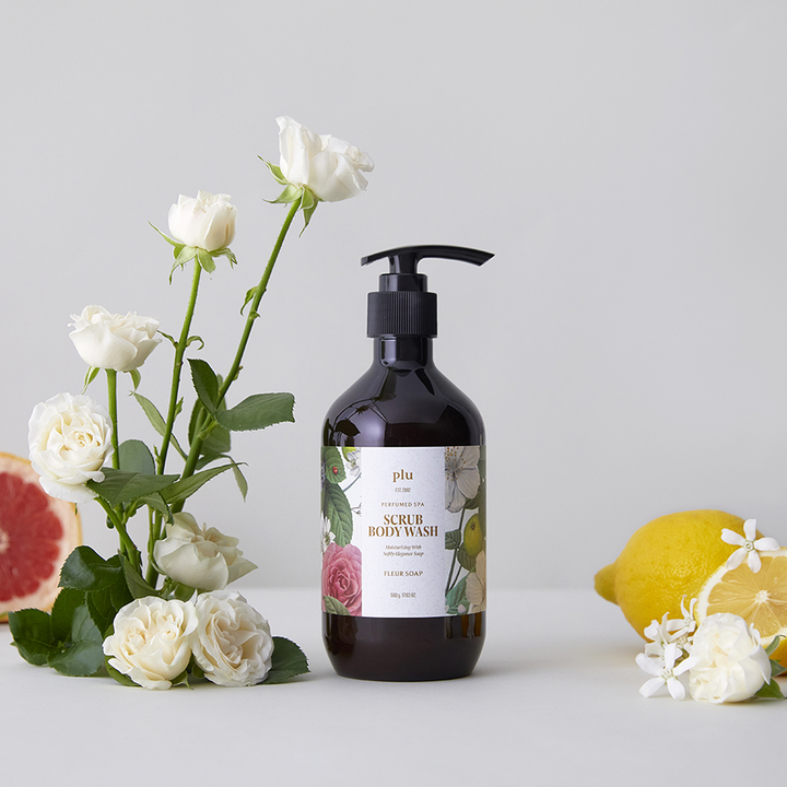 PLU Perfumed Spa Scrub Body Wash Woody Floral