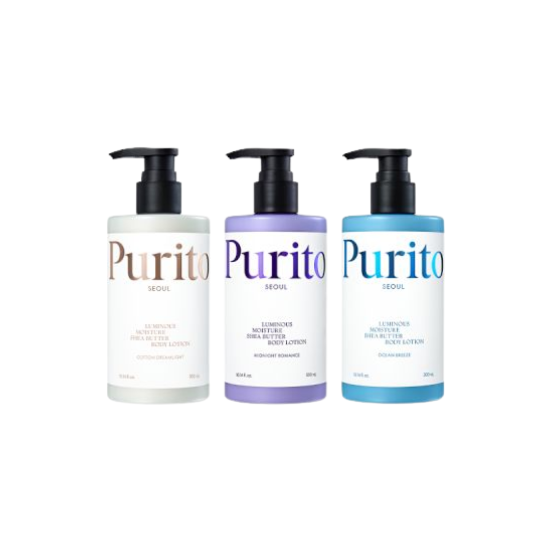 Purito SEOUL Luminous Moisture Shea Butter Body Lotion - 3 Types