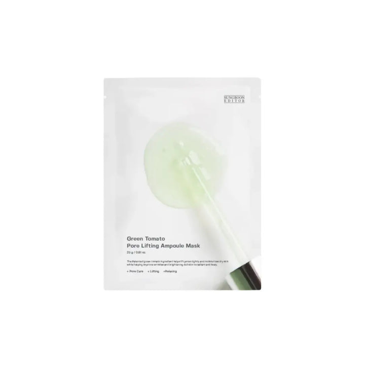 Sungboon Editor Green Tomato Pore Lifting Ampoule Mask Sungboon Editor
