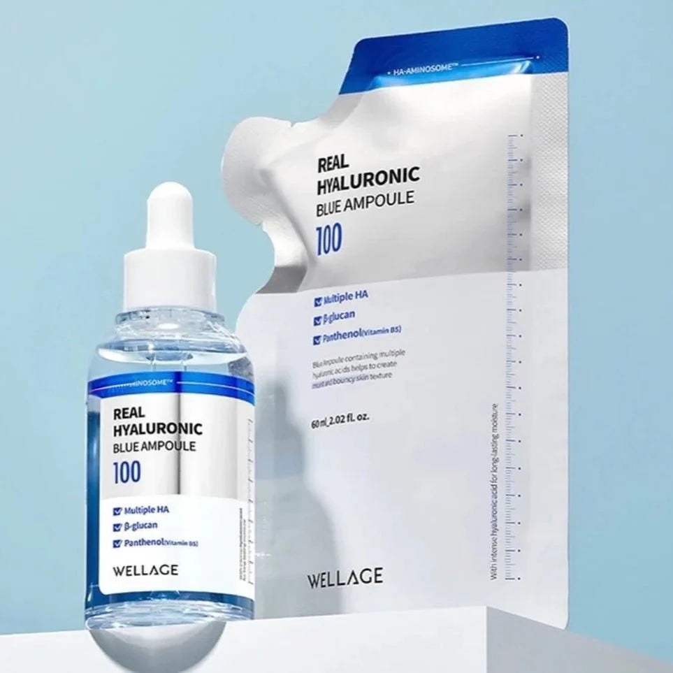WELLAGE Real Hyaluronic Blue 100 Ampoule