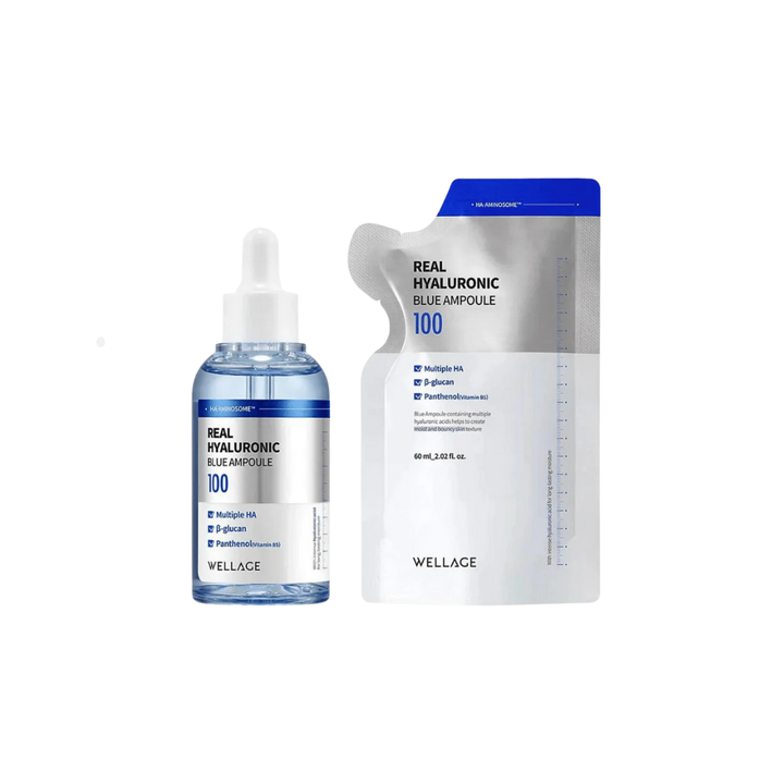 WELLAGE Real Hyaluronic Blue Ampoule 100 (set of 2)