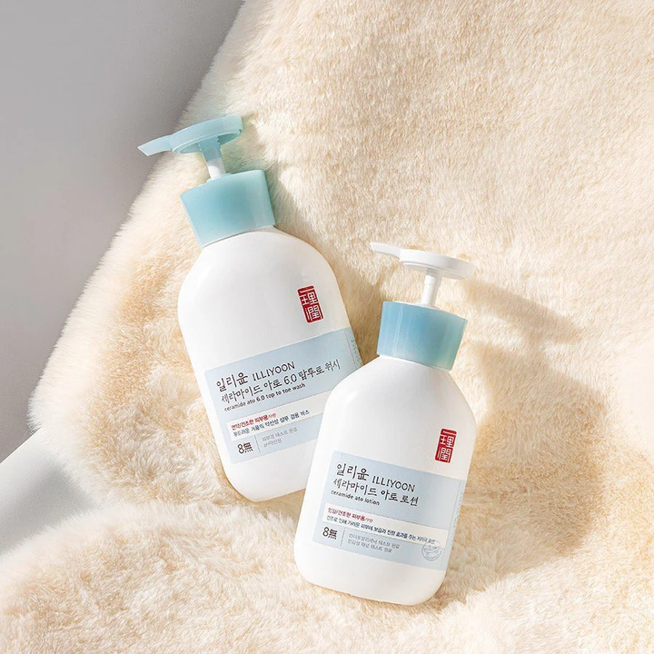 ILLIYOON Ceramide Ato 6.0 Top to Toe Wash 500ml - wash and lotion