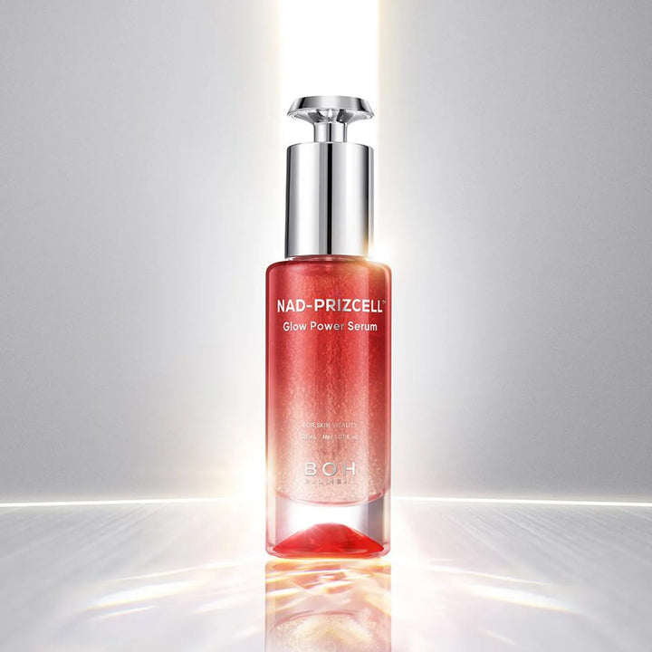 BIOHEAL BOH NAD-Prizcell Glow Power Serum - red serum bottle