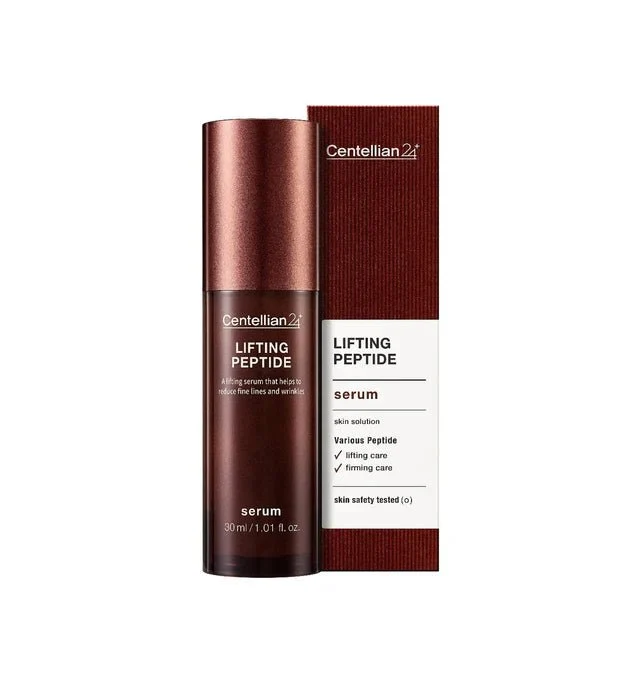 CENTELLIAN24 Lifting Peptide Serum bottle in front of its box