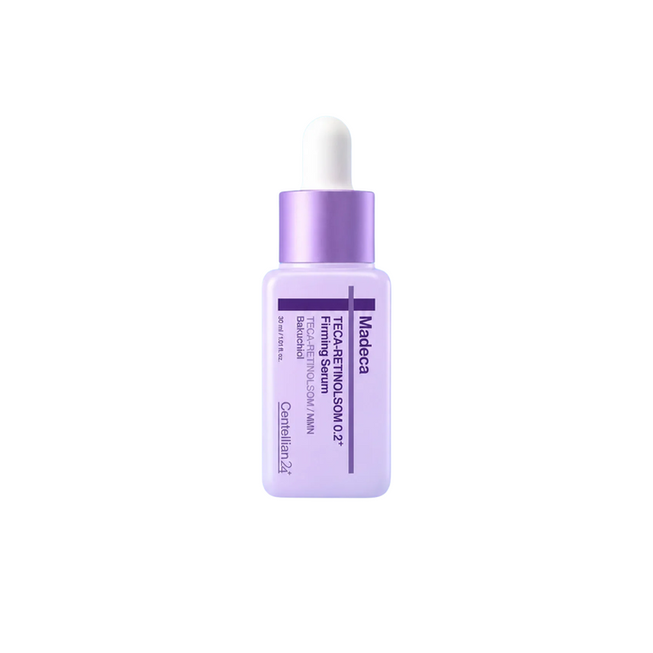 CENTELLIAN24 Madeca Teca-Retinolsom 0.2 Firming Serum 30ml bottle on white background