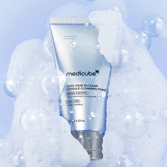 Medicube Zero Pore SA Clear Capsule Cleansing Foam